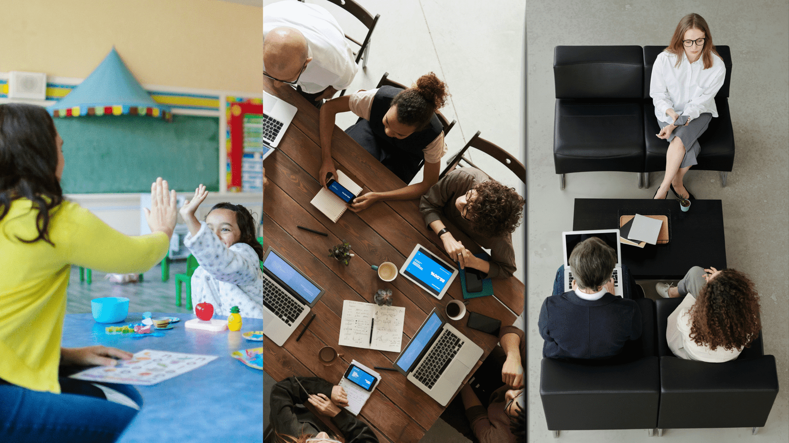 Equipo Talentia trabajando juntos